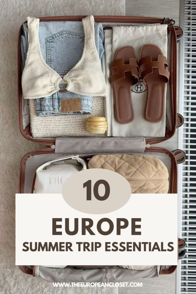 Wondering what to pack for europe in summer? I got the perfect list for you! Here are the 10 pieces you need your your european summer vacation.
