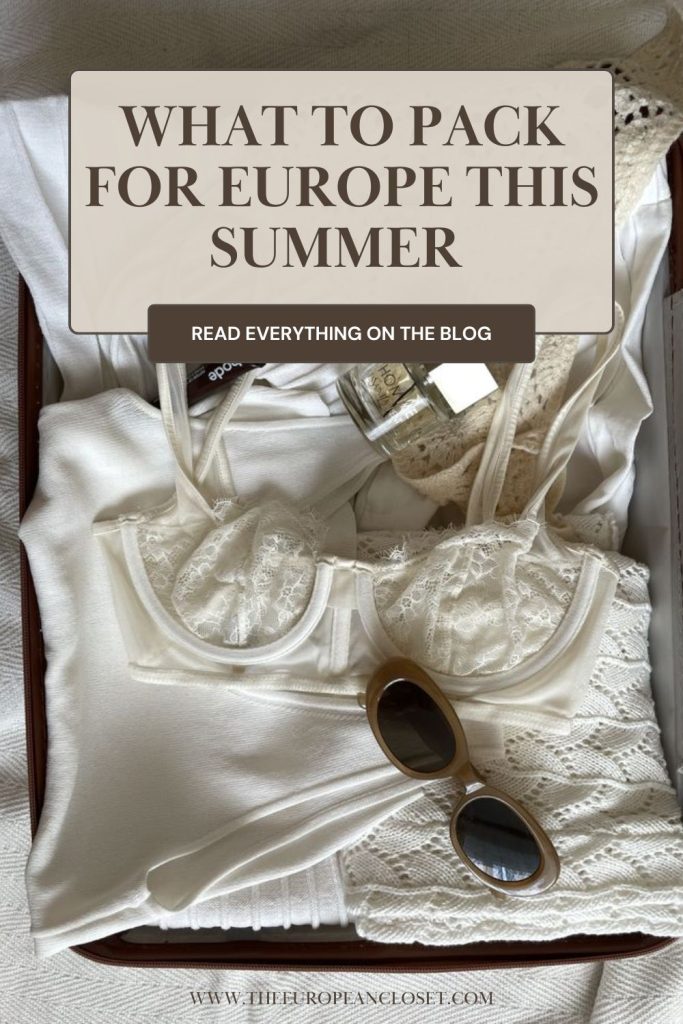 Wondering what to pack for europe in summer? I got the perfect list for you! Here are the 10 pieces you need your your european summer vacation.