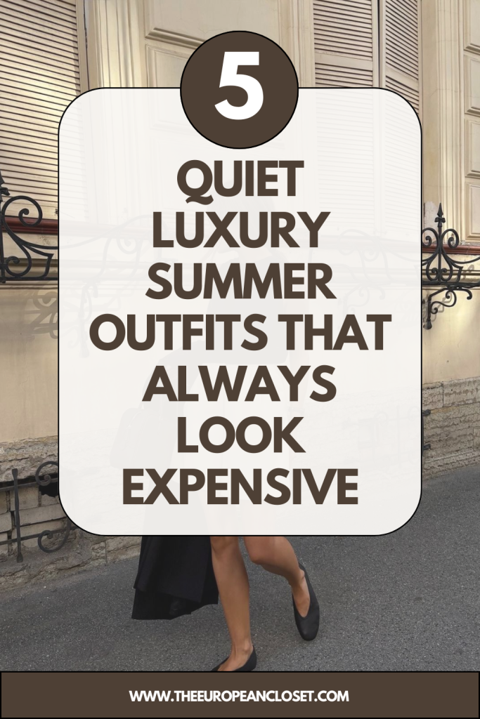 Looking for quiet luxury summer outfit you can wear on repeat and still look chic? You've come to the right place.