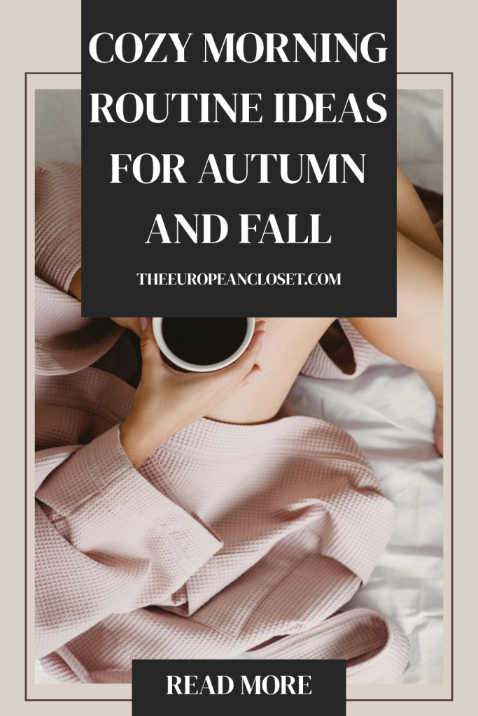 Creating an autumn morning routine that you actually want to follow is something that can me kinda daunting. Here's how you can create it.